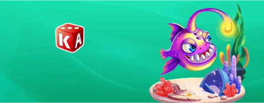 Underwater rewards and coin prizes displayed in fishing-style casino gameplay