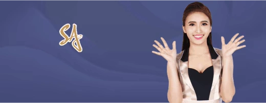 BET99 Professional live dealer hosting a real-time casino table session